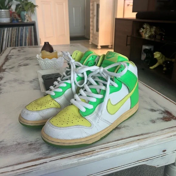Nike Shoes Nike Sb Dunk 204 High Lime Green Poshmark